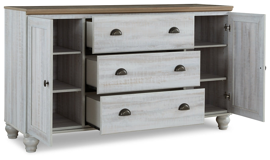 Haven Bay King Panel Storage Bed with Dresser
