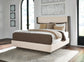 Anibecca King Upholstered Bed with Mirrored Dresser, Chest and 2 Nightstands